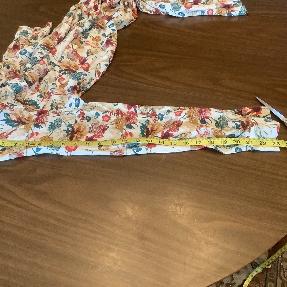 Lucky Brand Chelsea Floral Shirt Dress Size Medium - Picture 10 of 11